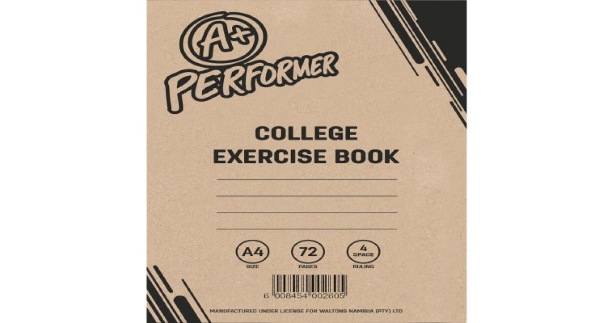 A+ Exercise BOOK A4 72pg 4Space *12687*