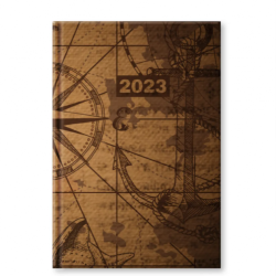 Diary 2025 A5 Page-A-Day Paint Strokes Des 3 (432905)