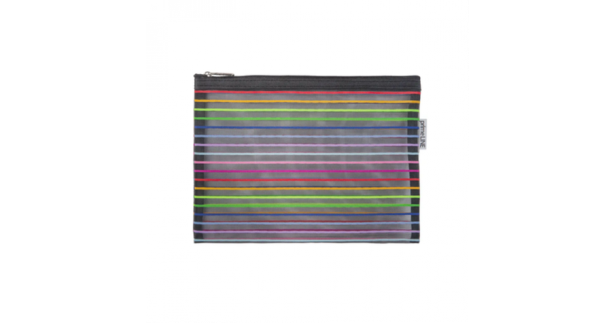 Primeline PENCIL BAG Mesh Luminous Stripes 32cm