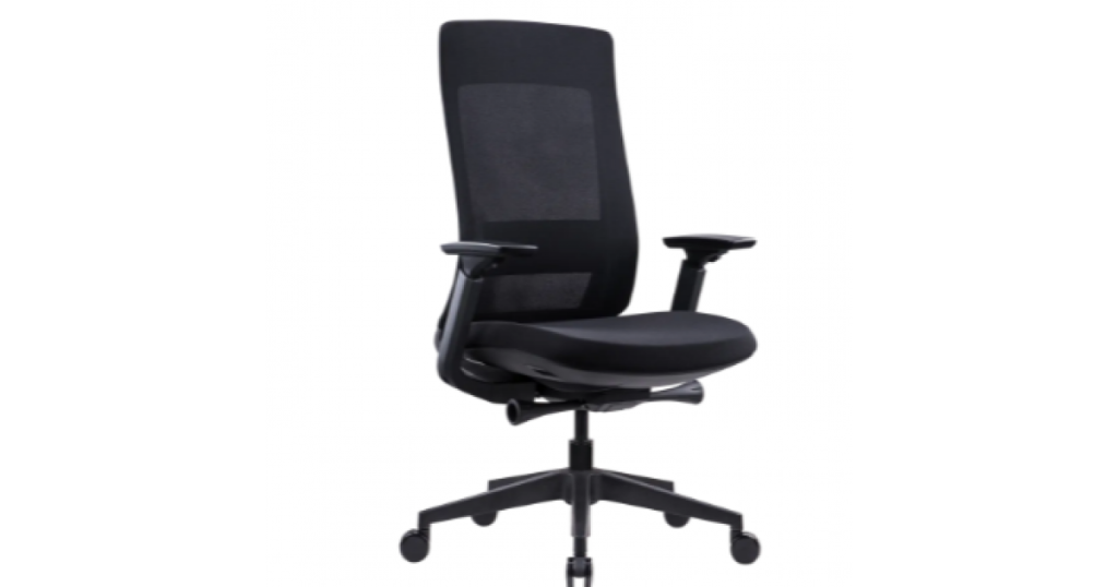 Bene Highback Operator Chair No Headrest Black (EVI-KAY04)