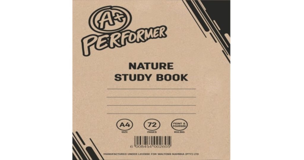 BOOK A4 72pg Nature Study Feint & Margin A+*204202*