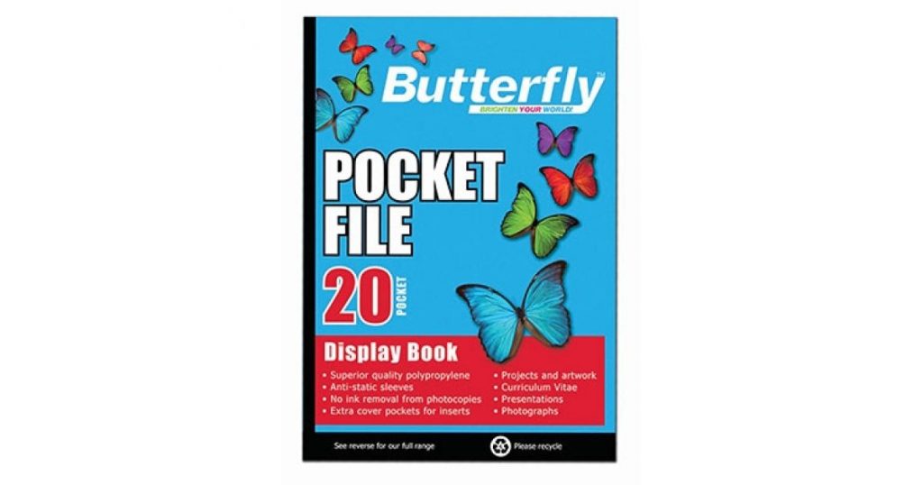 Butterfly POCKET FILE A4 20 Pocket*207646*