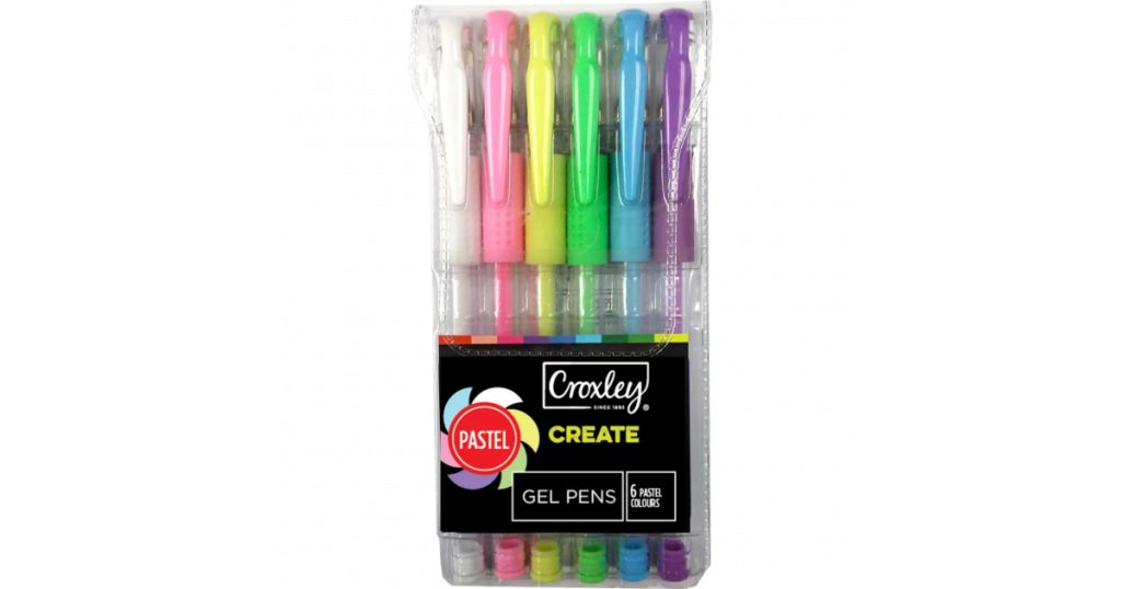 Croxley PEN Gel Pastel Asst Set6 (PEN9228)