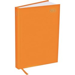 Diary 2025 A5 Page-A-Day Blue & Orange Blocks Des 6 (432905)