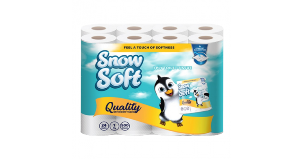 Namsoft Toilet Paper Unwrapped 1Ply 500 Sheets Pk10