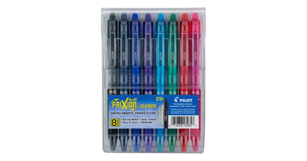 Pilot Frixion Erasable Clicker assorted set8