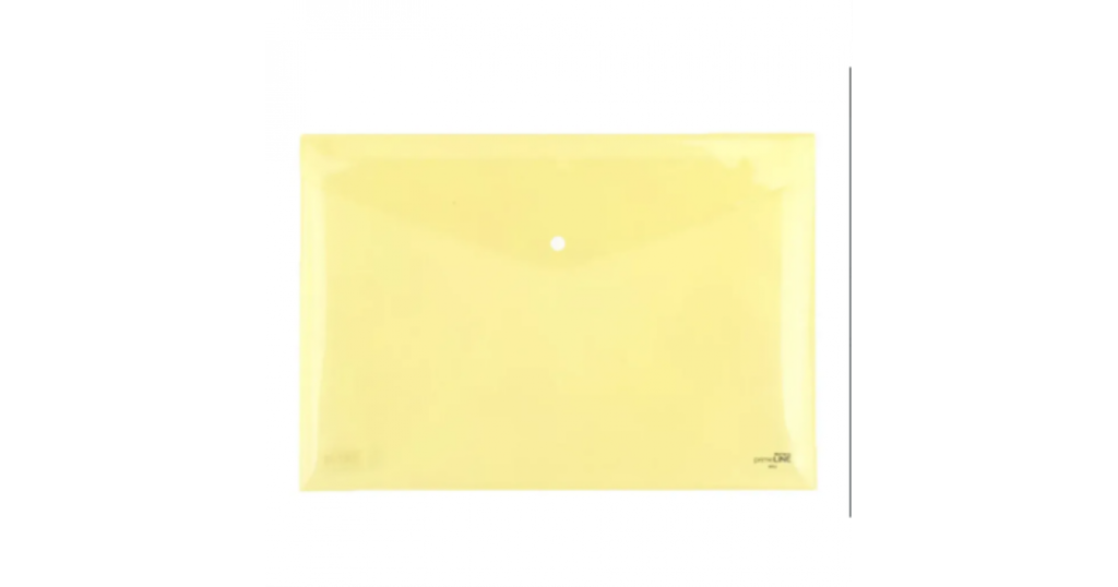 Primeline CARRY FOLDER A4 PP Pastel Yellow 200Mic (877235)