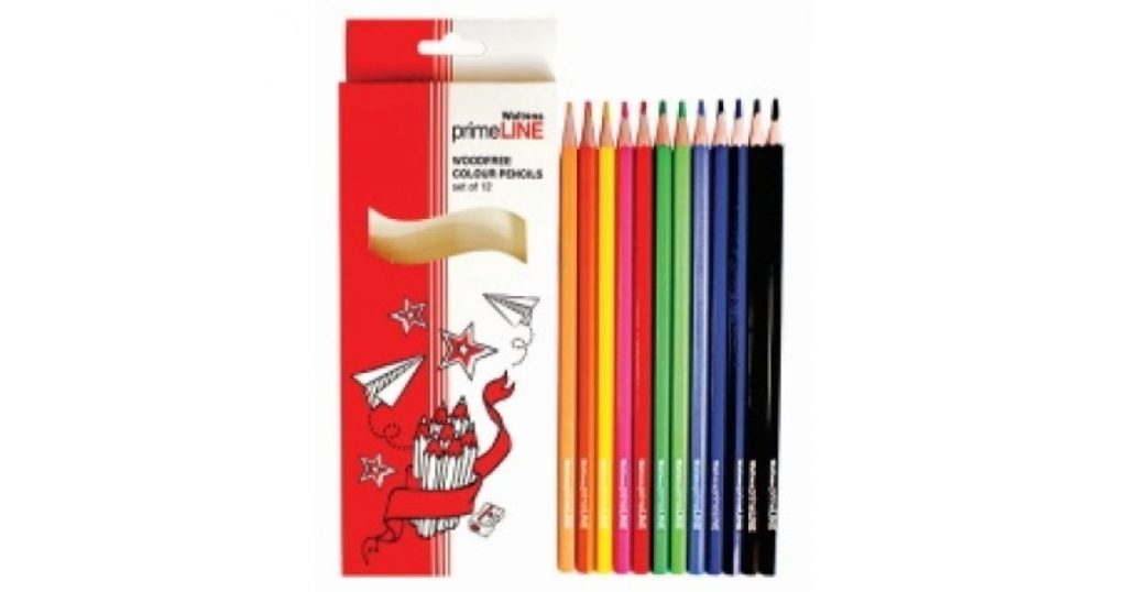 Primeline COLOUR PENCILS Wood Free Set12 (302116)