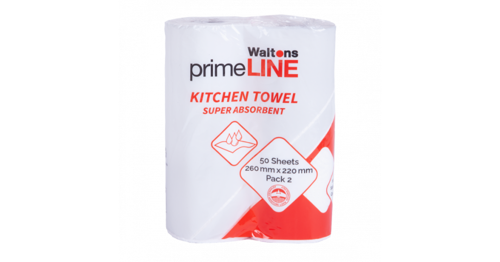 Primeline Kitchen Towel 260X220 50 Sheets Pk2