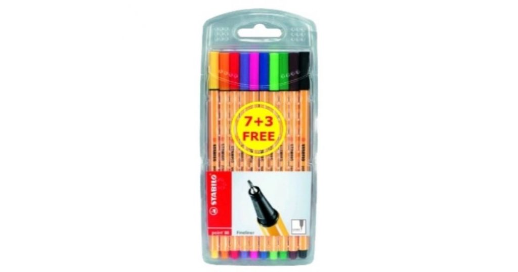Stabilo 88 FINELINERS Point Asst Set10*209228*