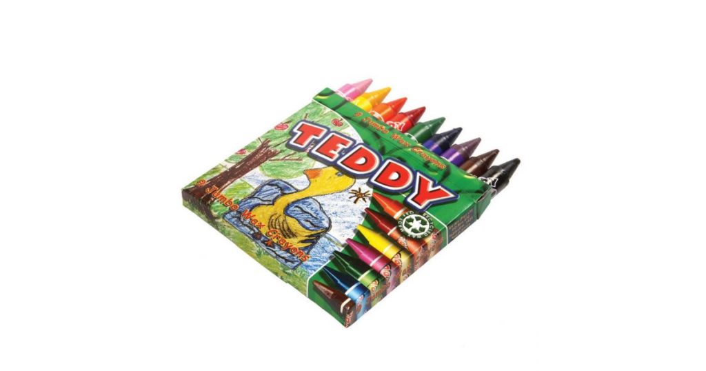 Teddy CRAYONS Jumbo Wax C9 (TED-C9 80)*14778*