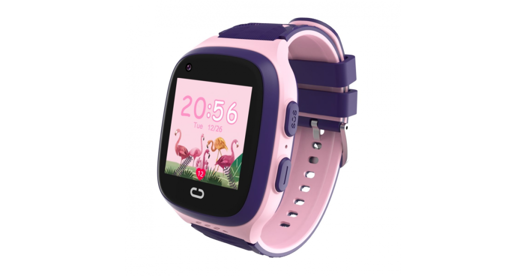 Volkano Kids Watch with Tracking, Video Calling, 4G & GPS - Find Me Series - Pink
